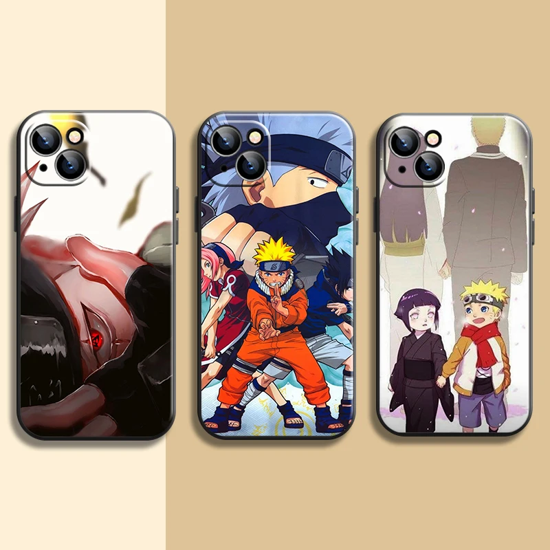 

Naruto Cartoon Anime Phone Case For iPhone 11 12 13 Pro MAX 7 8 6 6S Plus SE 2020 X XR XS MAX 13 12 Mini Protect illustration
