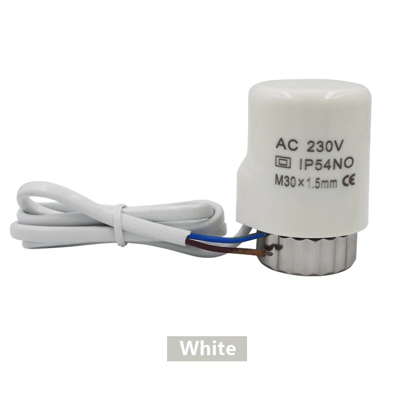 

Электрическая клапанная головка с термоприводом, 230 В, для термостата, коллектора, радиатора отопления пола, нормально открытый, закрытый