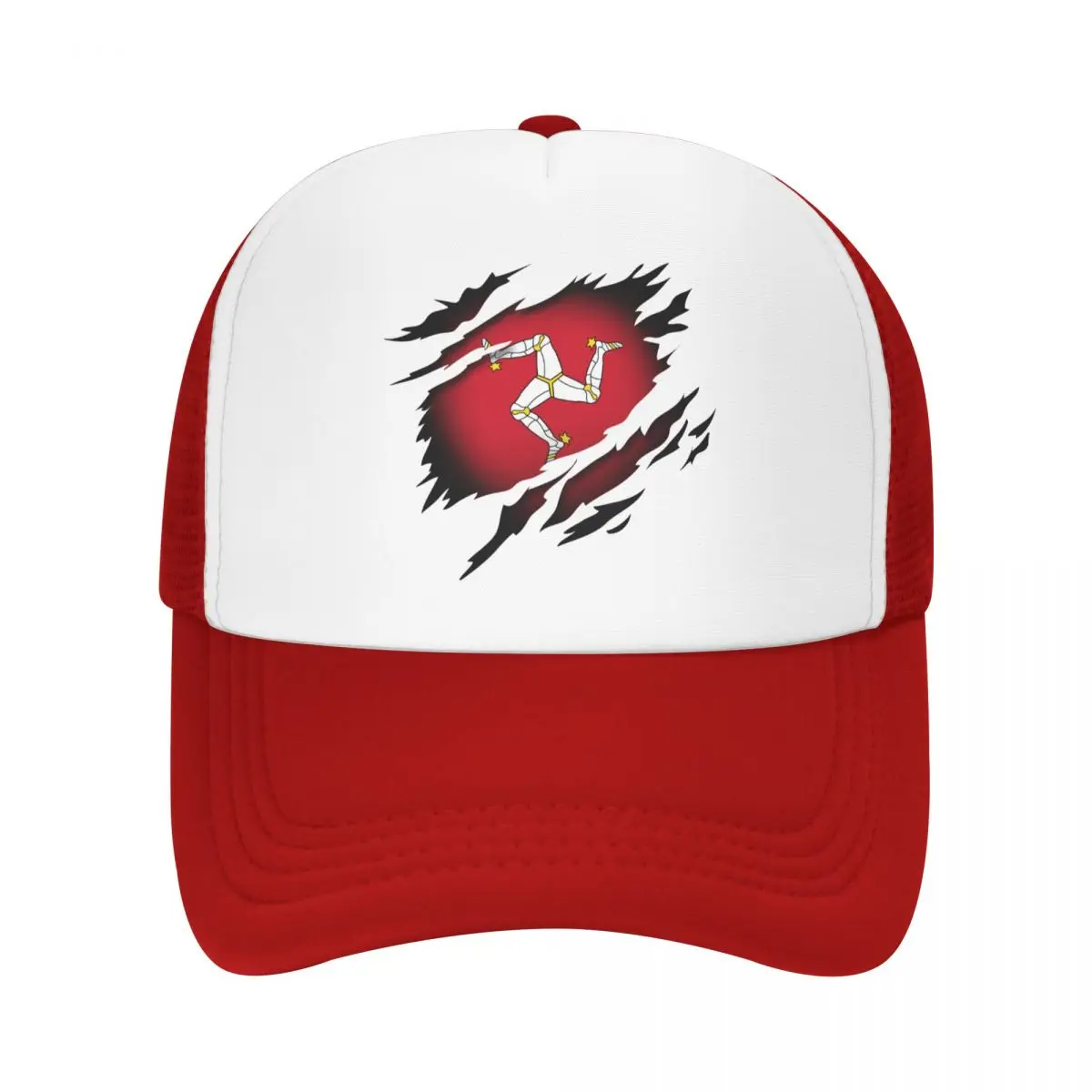 

Personalized Isle Of Man Flag Baseball Cap Men Women Adjustable Trucker Hat Sports Snapback Caps Summer Hats