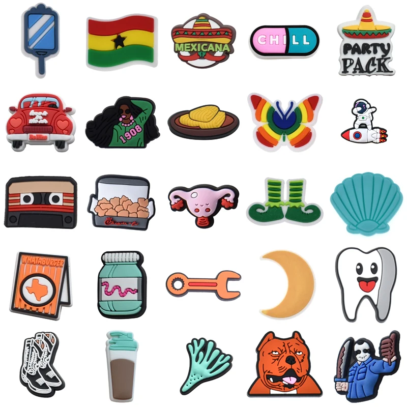 

Оптовая продажа, аксессуары для обуви для мальчиков, комплект украшений для крокса, булавки, шармы для джинсов, обуви, мужские и женские шармы, сумки для девочек, подарки для детей