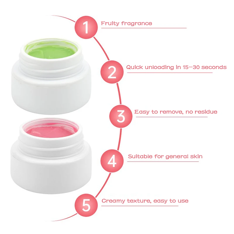 

Non-irritating Adhesive Glue Removal Fruit Flavour Eyelash Glue Remover Zero Stimulation Eyelashes Eyes Makeup Remover Tools