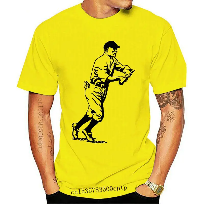 

Camiseta de algodón con estampado para hombre y mujer, camisa de manga corta Vintage para jugador de béisbol, 2021
