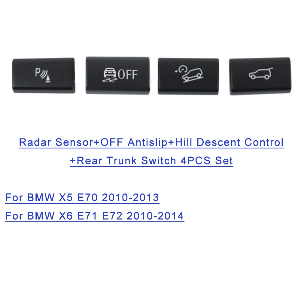 

Для BMW X5 E70 X6 E71 E72 4 шт. датчик парковочного радара Задняя Крышка багажника