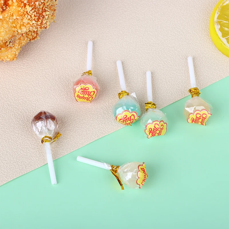 6 шт./1 шт. 1:12 снэки конфеты медведь леденец кукольный домик игрушка миниатюрные