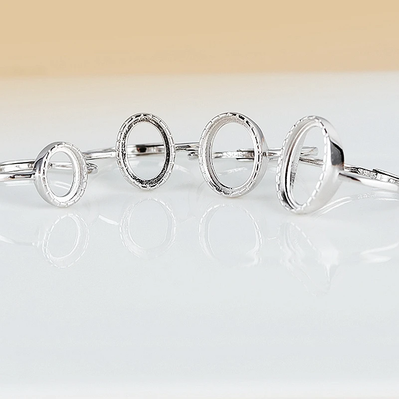 

Женское кольцо с овальным кабошоном, 6x8 мм, 7x10 мм, 8x10 мм, 10x12 мм