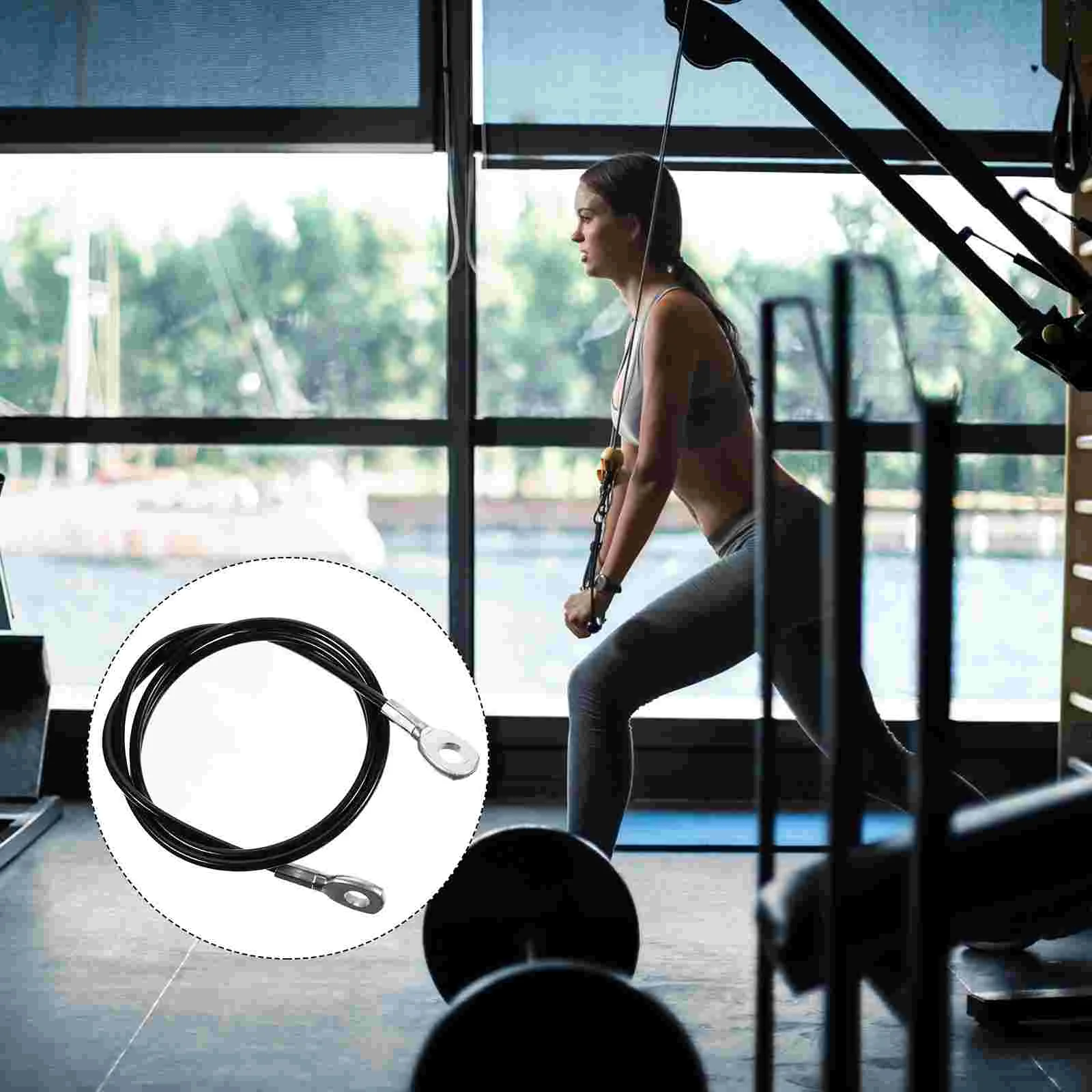 

Система кабельных шкивов, стальное ручное оборудование, фитнес-тренажер для силовых тренировок в тренажерном зале, Трицепс, тренажер для уд...