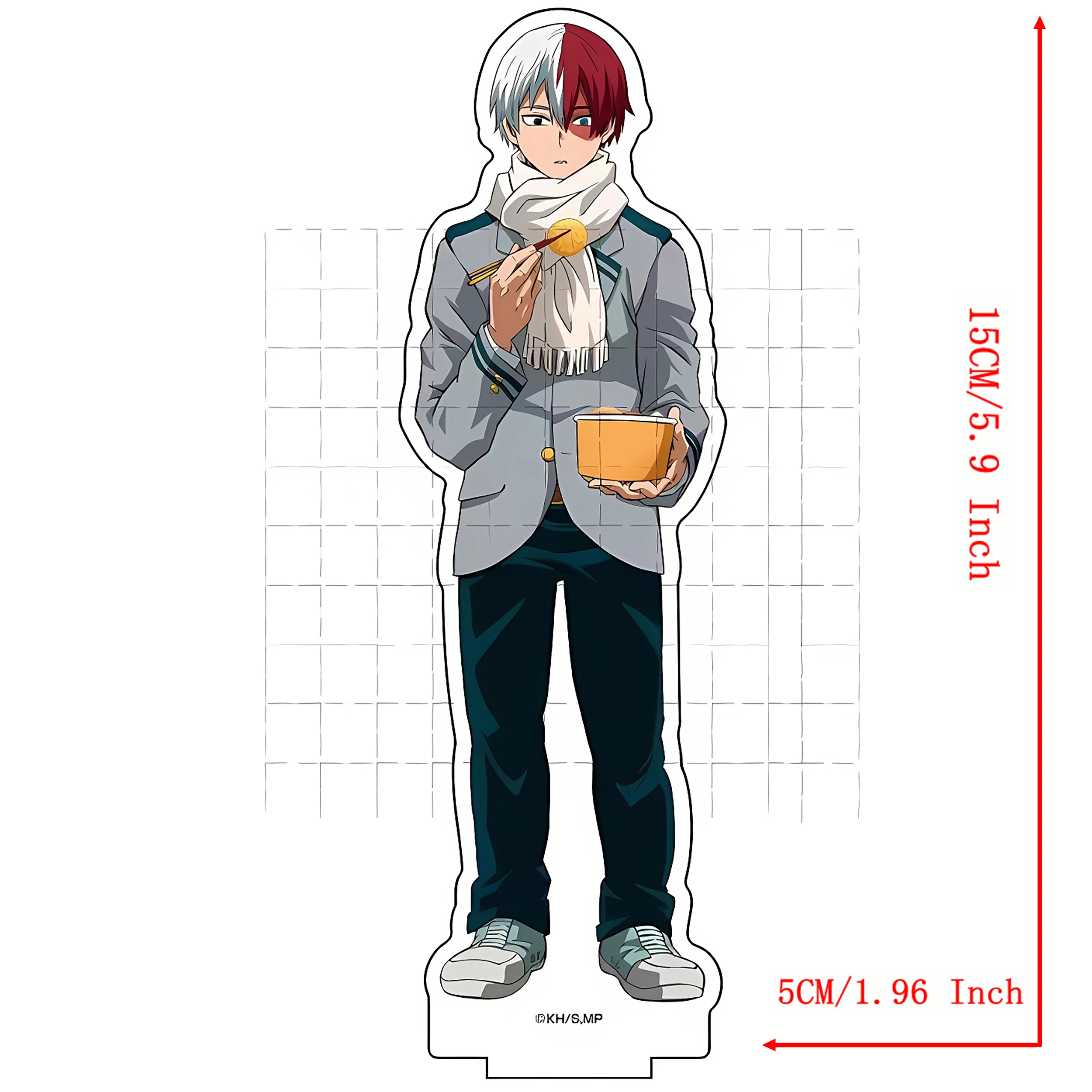 Акриловый песок аниме мой герой Бакуго Кацуки Изуку модель для косплея тарелка