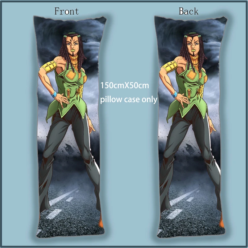 

Наволочка дакимакура из аниме «Невероятные приключения Джоджо», наволочка для косплея, аксессуары для украшения дома, 150x50 см