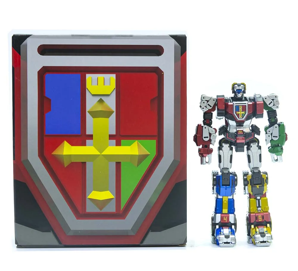 

New Transformation Toys Lucky Cat Micro Cosmos MC-01S MC01S Elvis Voltron GoLion Set 5 metal color Action figure in stock