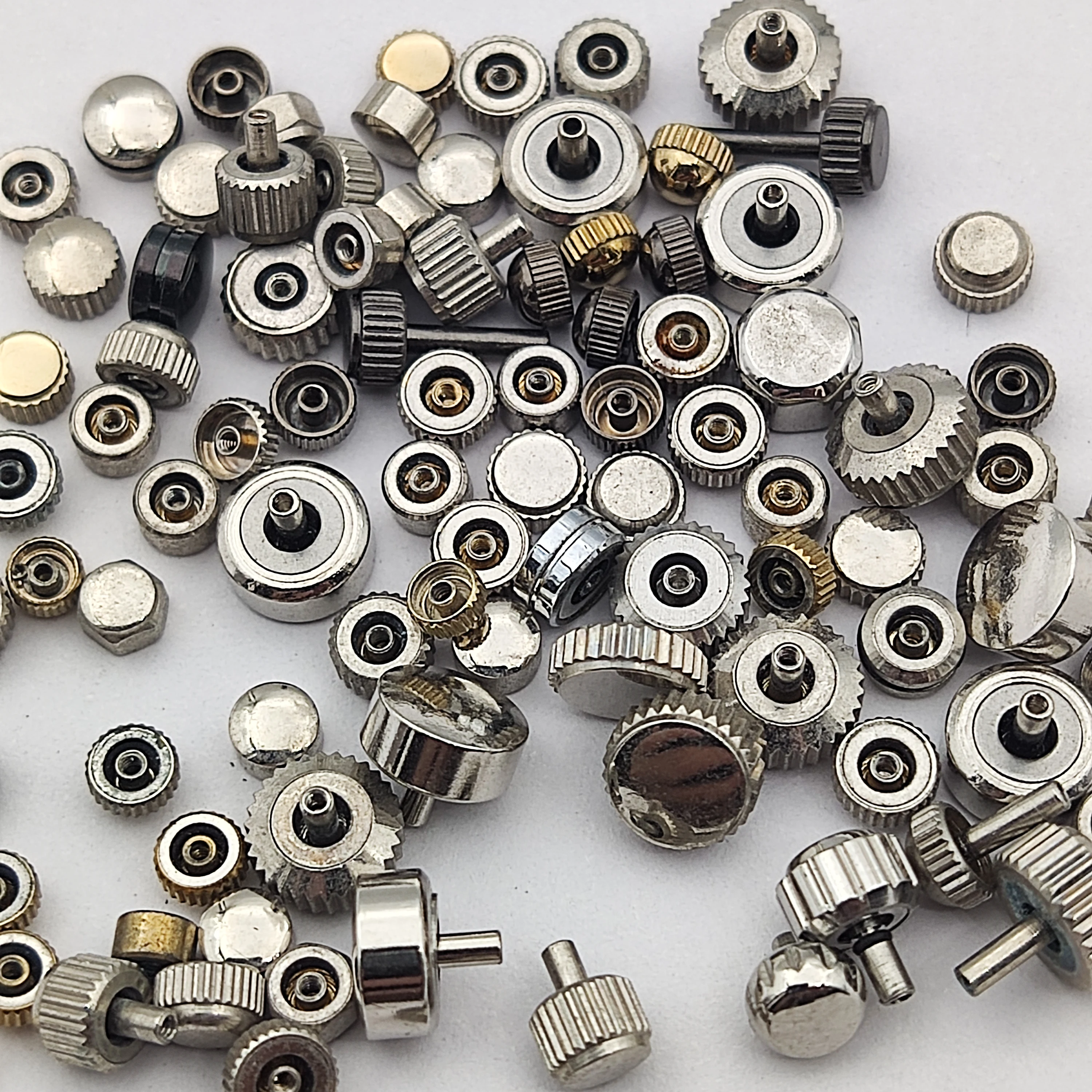 Watch Repair Tool Accessories Miscellaneous Handles of Various Specifications Multi-size Handles Parts About 100PCS A Bag