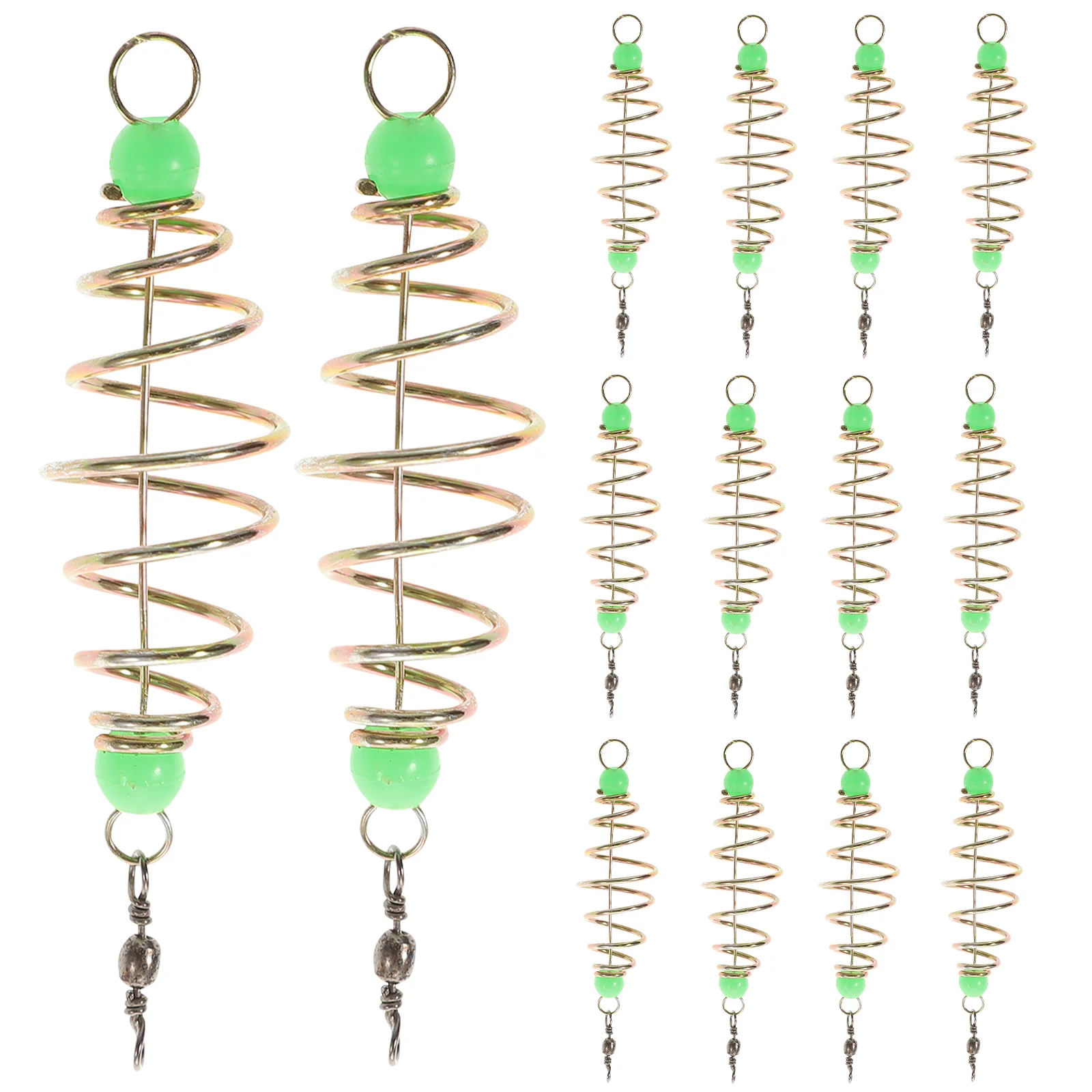 

24Pcs Fishing Bait Trap Cage Feeder Basket Holder Coarse Lure Feeder Carp Lure Accessories
