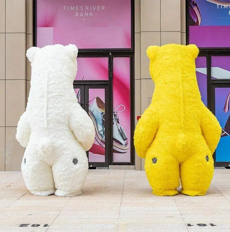 Большой надувной костюм для Хэллоуина пушистый косплевечерние вечернее платье