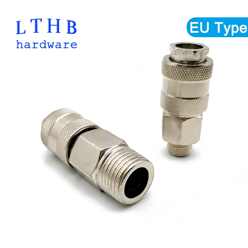 Male Thread Pt 1/4 3/8 1/2 Air Hose Quick Release Coupling