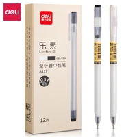 612 pcs gel pen 0 5mm black ink stationery store learning office signature pen school supplies high quality financial pen