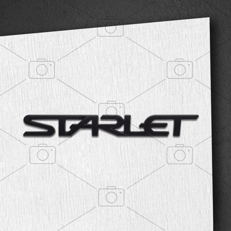 

Металлический корпус автомобиля для Starlet Glanza P7 P8 P9 EP91 Vitz, логотип, наклейки с буквами, Стайлинг, значок, эмблемы на крыло багажника, наклейка, аксессуары
