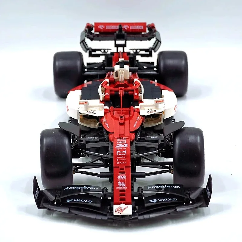 Технический MOC Cada C64005 Alfa Romeo F1 Team ORLEN C42 2022 Модель автомобиля 1868 шт. Строительные