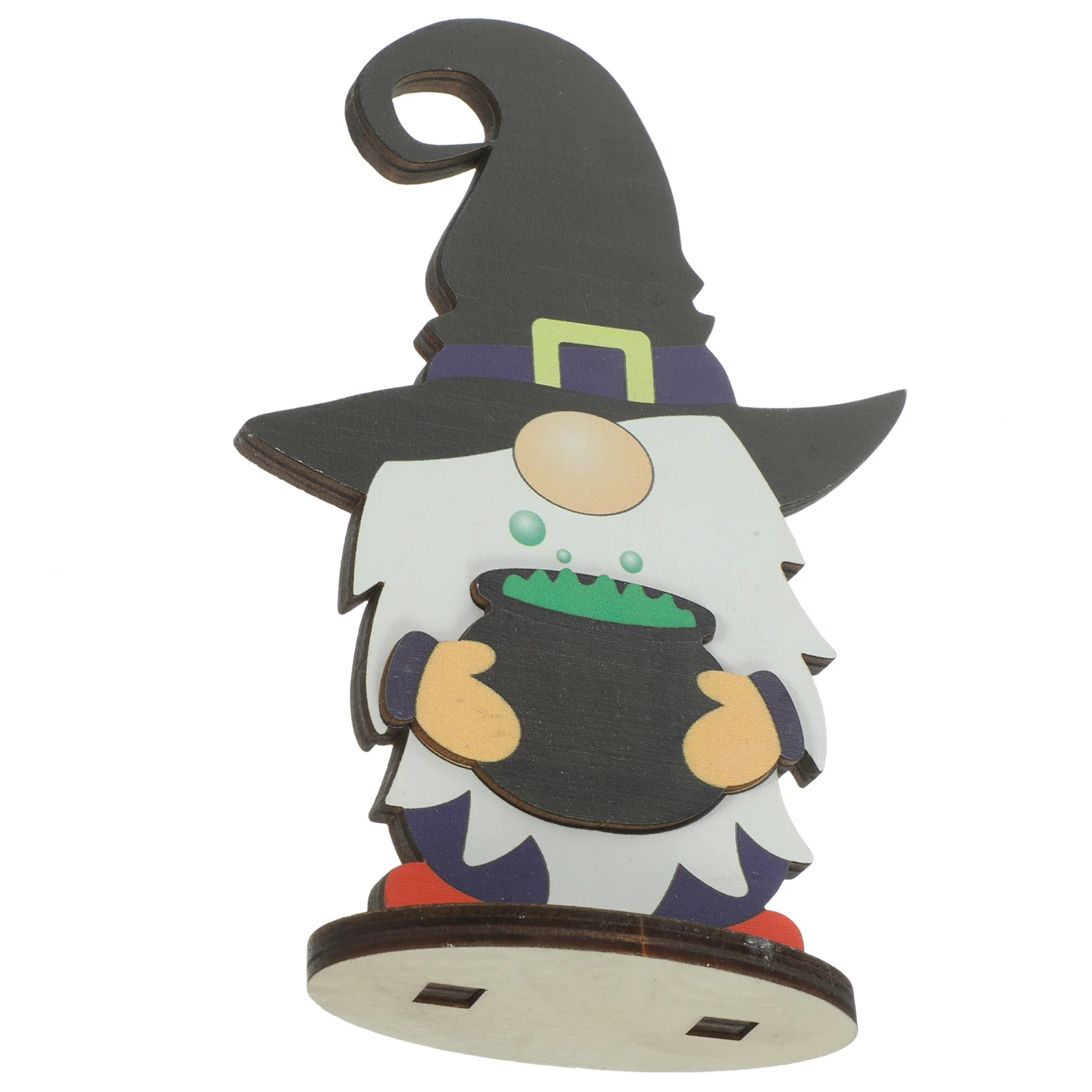 

Halloween Gnomes Party Decoration Wood Table Sign Centerpiece Festival Ornament Supply Decorations Wooden Dining