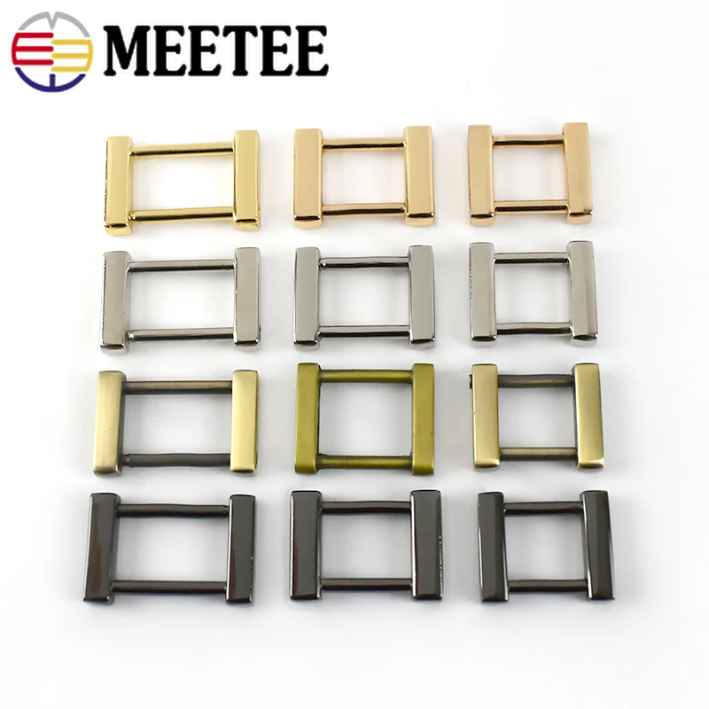

5Pcs Meetee 13/16/20mm Square Metal Buckles Removable Screw Handbag Strap Snap Hook Luggage Hardware Claps Accessories