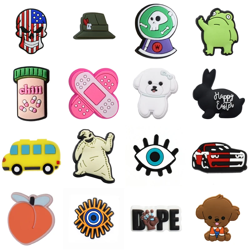 

Лидер продаж, подвески из ПВХ для обуви, аксессуары для Croc, сандалии, наручный браслет, ремешок с пряжкой, булавки, украшения для мальчиков и ...