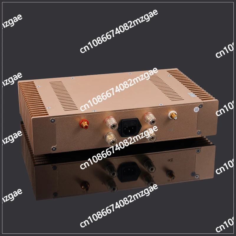 Капот 1969 золотой герметичный пост-усилитель мощности HIFI небольшого класса A