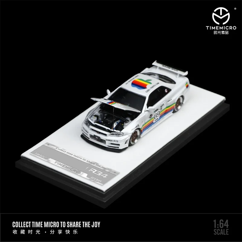 Модель автомобиля сплава картины камуфлирования ГТР 34 1:64 Мирко времени белая для