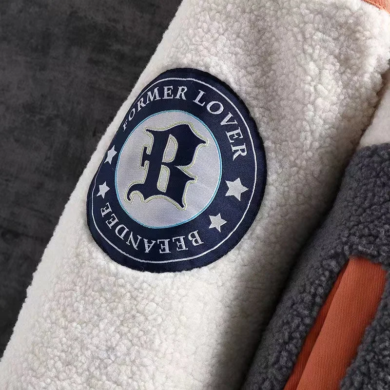 Men's Fleece Thickened Thermal Padded Jacket Autumn And Winter Casual Loose Plus Size Coat Solid Color Men's Clothing