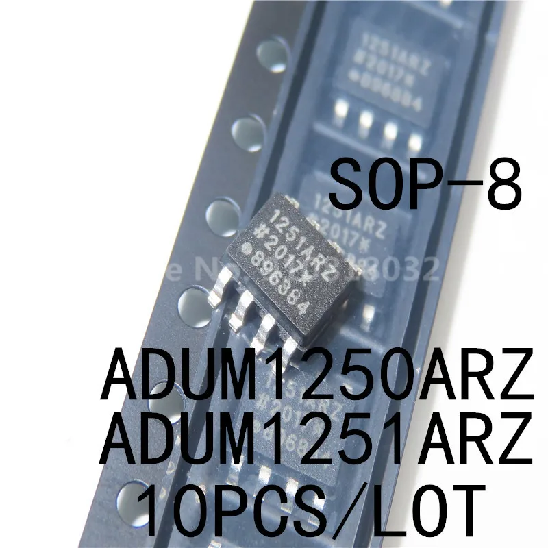 

10 шт./лот ADUM1250ARZ ADUM1250AR ADUM1250 1250ARZ ADUM1251ARZ ADUM1251 1251ARZ SOP-8 SMD цифровой изолятор, оригинал, новый стиль