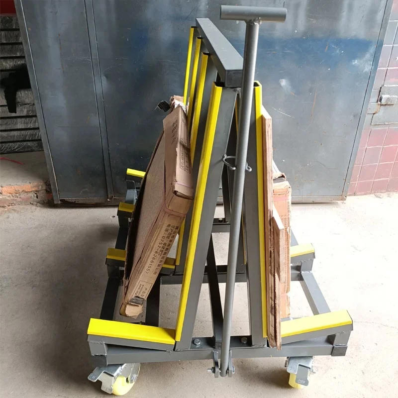 500 кг портативная стеклянная транспортировочная стойка тележка для хранения