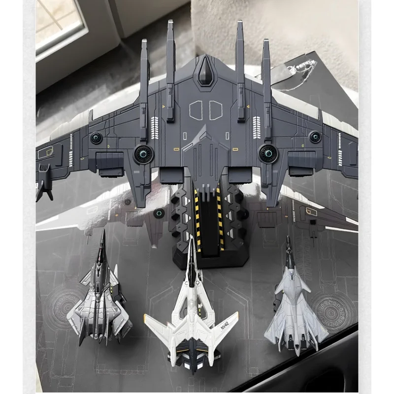 Фото Абсолютно новая модель истребителя Nantianmen Project White Emperor Aerospace Fighter из сплава, имитирующая самолет, демонстрационная модель с авиасалона Kaidwei Zhuhai №3