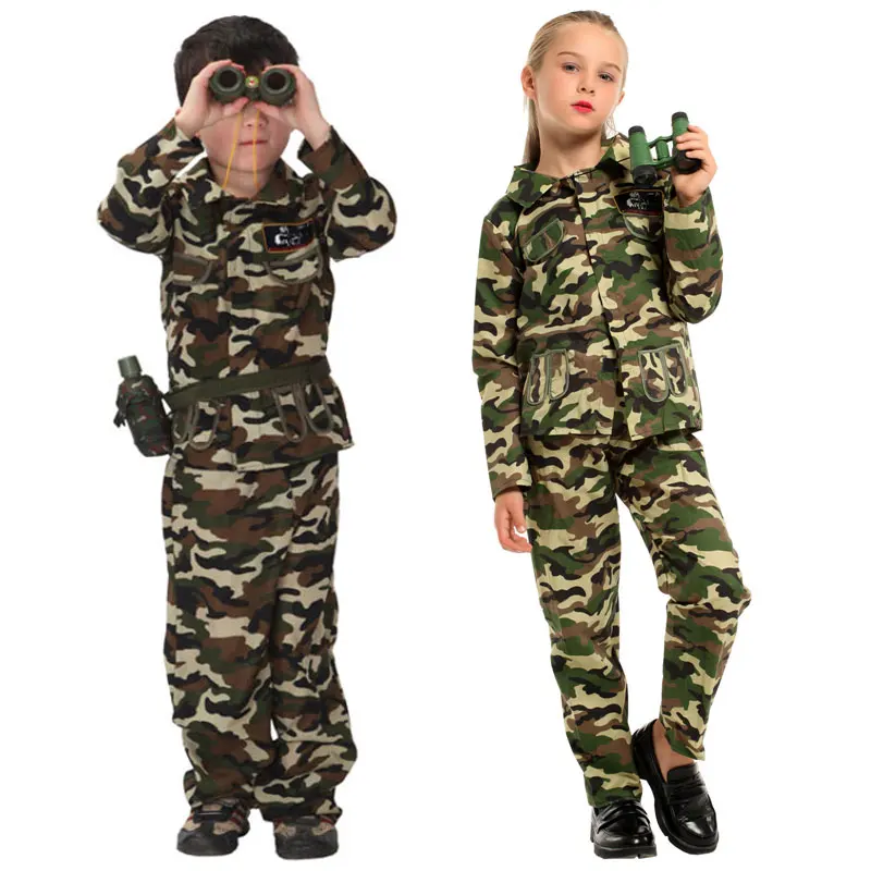Детский Камуфляжный Костюм Солдата в стиле войск специального назначения Umorden