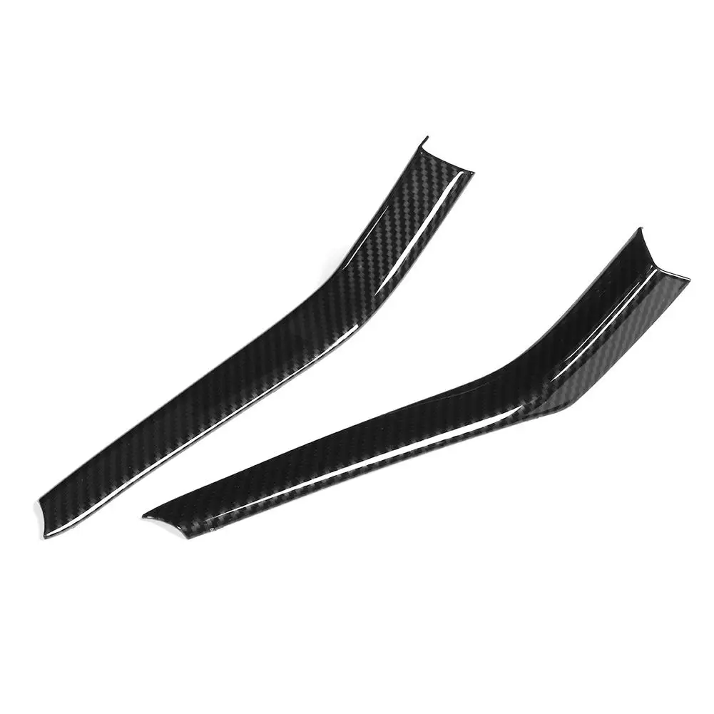 Penutup Tempat Gelas 2 Buah Serat Karbon Setrip Potongan Pemegang Cangkir Air Modis