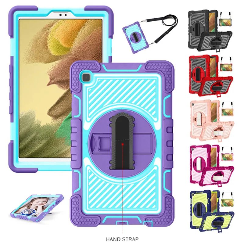 

Для Samsung Galaxy Tab A7 10,4 дюйма, T500/T505 10,1, T510/T515 Tab S6 Lite 10,4, P610, P615, полноразмерный чехол, противоударный чехол для планшета с подставкой