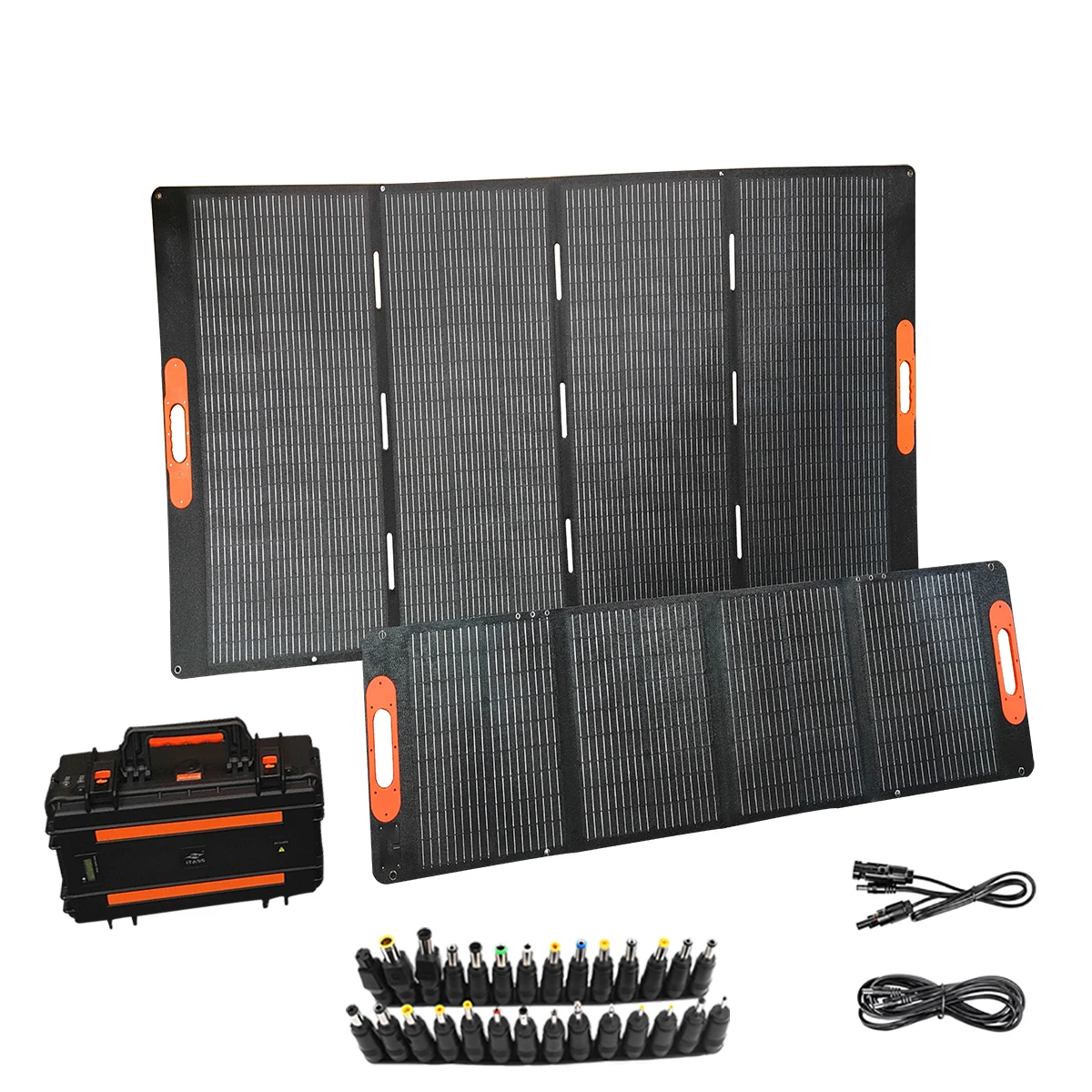 

300W 500W 1000W 2000W Portable Power Station Generator 400W Foldable Solar Panel Pack For RV VAN Camp Emergency Outdoor EC-400W