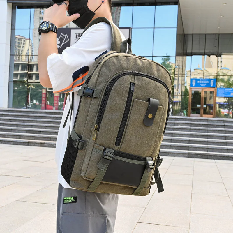 Xiaomi Outdoor Travel Camping Bag Computer Bag Mountaineering Bag Large Capacity Backpack for Men Canvas High School Backpacks