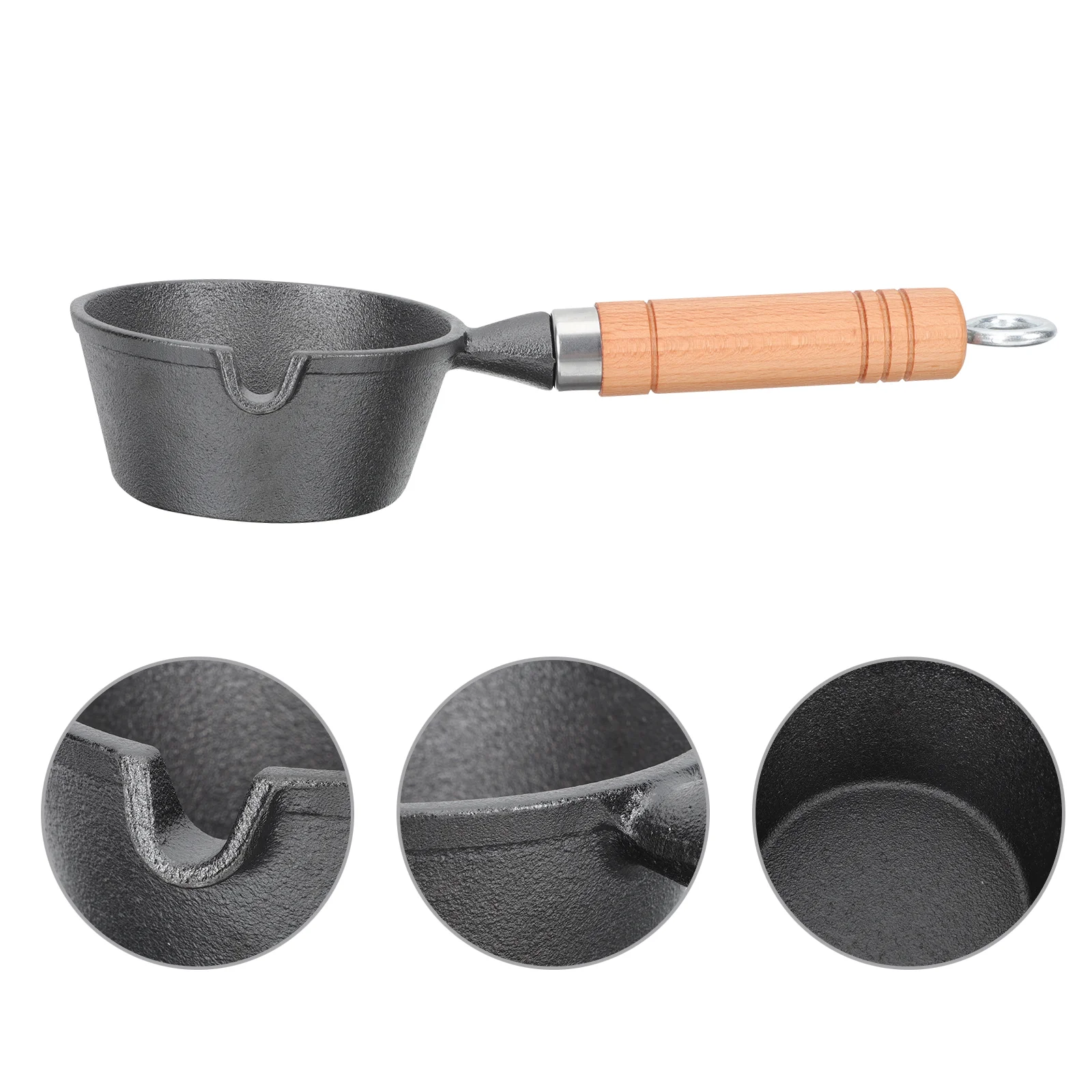 

Hot Oil Pan Home Supplies Small Heating Pans Multi-functional Frying Cast Iron Skillets Egg Pot Cookware Ceramic