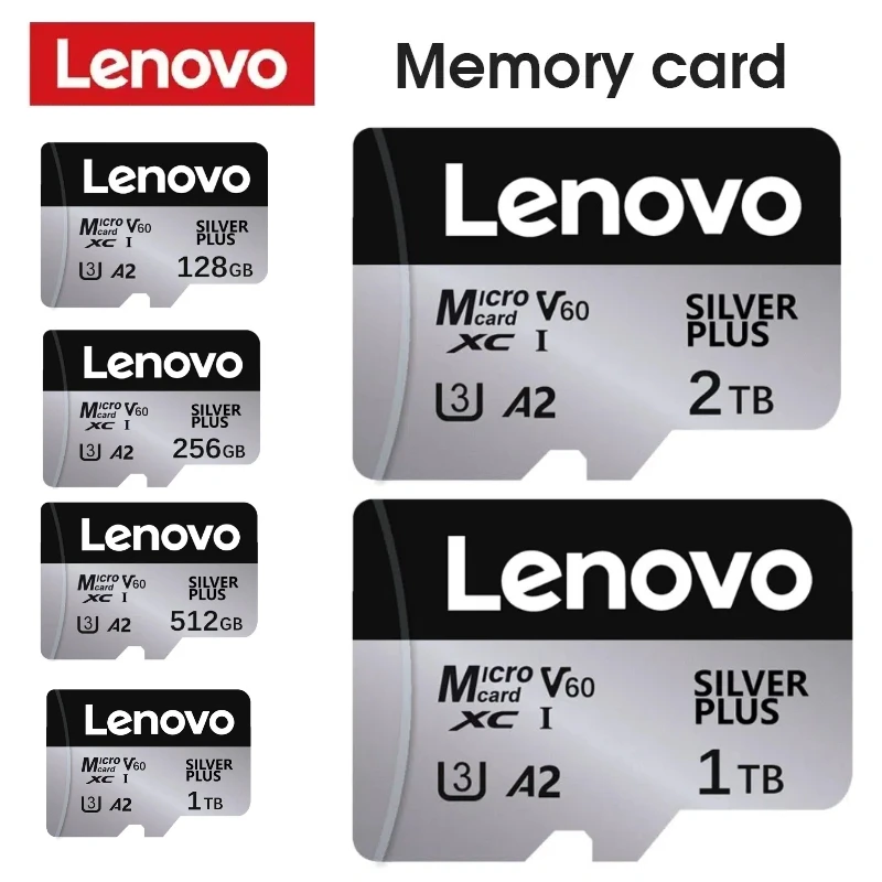 Карта памяти Lenovo 2TB U3 4K SD 1 ТБ 512 ГБ Micro TF SD-карта 128 256 V60