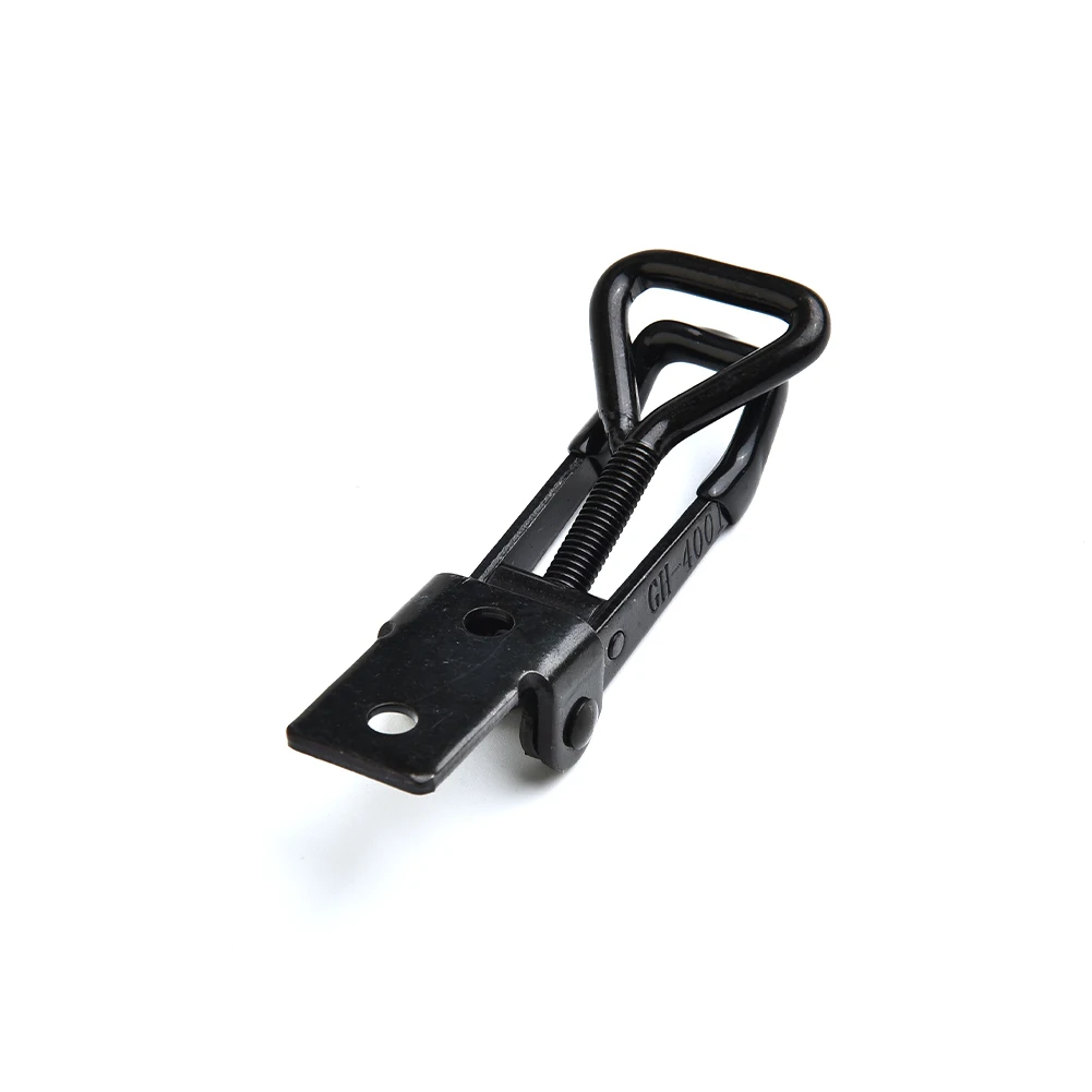 

GH-4001 Black Adjustable Toggle Clamp Steel Hasp Catch Clip Quick Fixture 220lbs For Woodworking Tools Accessories