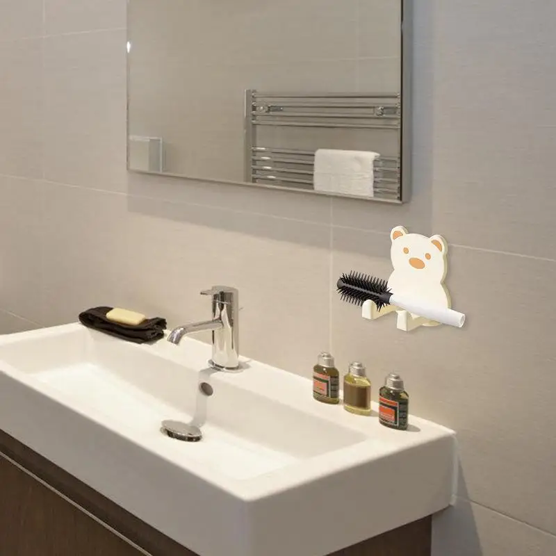 Настенная стойка для фена держатель Hug Bear водонепроницаемый органайзер