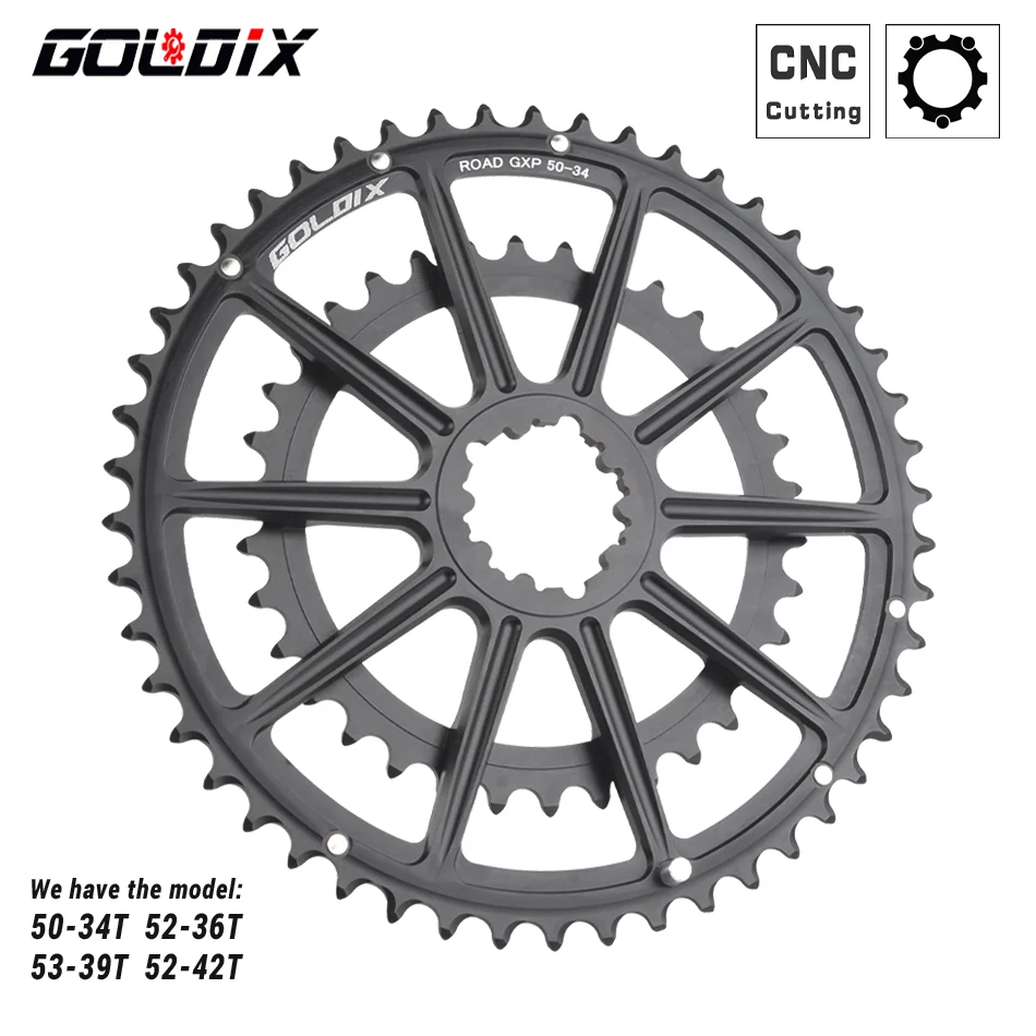 GOLDIX дорожный велосипед Crankset 165/170/172.5/175 мм длина рукоятка велосипеда GXP двойной