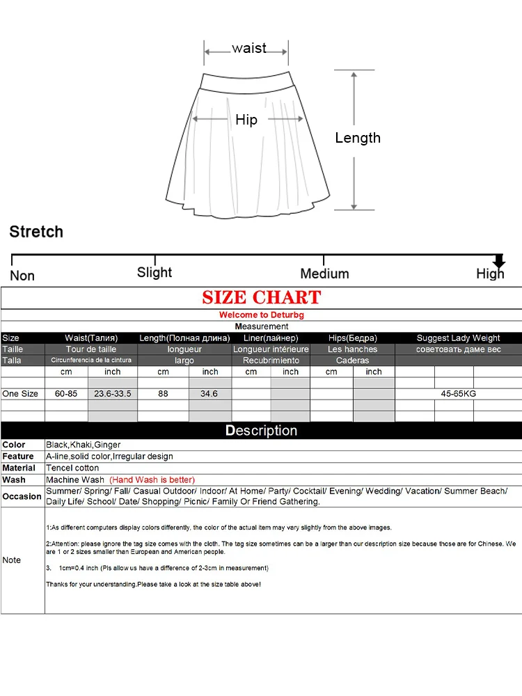 Women's Vintage Asymmetrical Long Skirt Korean Fashion Elastic High Waist Handkerchief Hemline Flowy Skirts 2023 Summer K291 images - 6