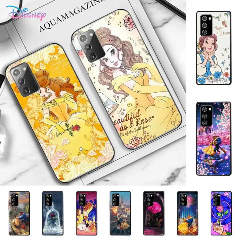 

Disney Beauty and the beast Phone Case for Samsung Note 5 7 8 9 10 20 pro plus lite ultra A21 12 02