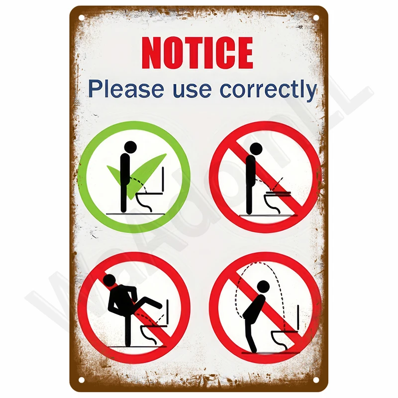 

Винтажная металлическая вывеска