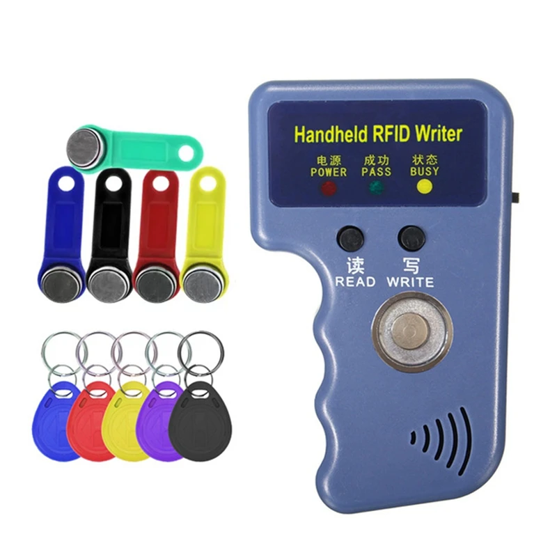 Фото RW1990 TM RFID-копировальный аппарат Cloner TM1990 ibutton DS-1990A I-Button Ручной 125 кГцT5577EM4305EM4100Ключи Прибор для дубликации тегов №1
