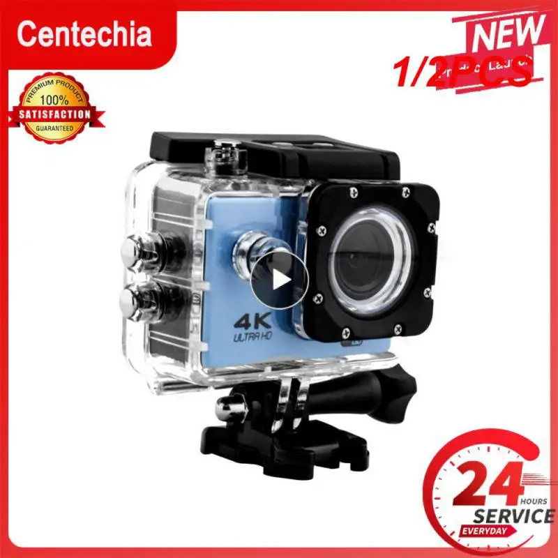 Экшн-камера Ultra HD 4K, 30 кадров в секунду/170D, экран 2,0 дюйма, WiFi