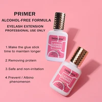 15ml eyelash extension primer cleanser alcohol free formula professional anti allergy lashes glue primer private label korea