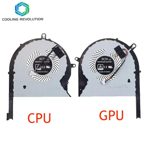 Вентилятор охлаждения для процессора ноутбука DFS593512MN0T DFS2013121A0T DC12V 1A 4Pin для ASUS ROG Strix GL503GE GL703GE