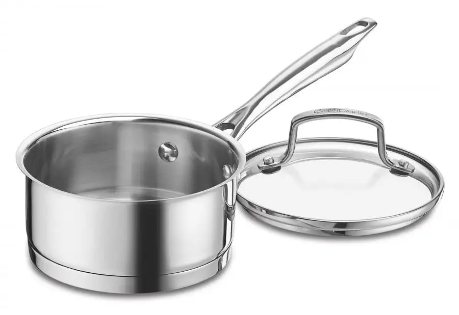 

Stainless Sauce Pan with Cover - 1 Quart Pot, 1.0 Count
