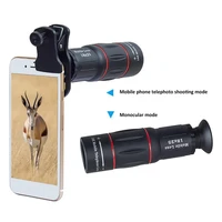universal mobile phone new 18x telescope zoom lens telephoto macro camera lenses selfie tripod with clip for all smartphone
