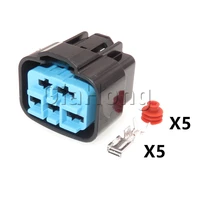 1 set 5 ways waterproof plastic housing connector 6189 0904 4 8 series car replacement plugs automotive cable sockets