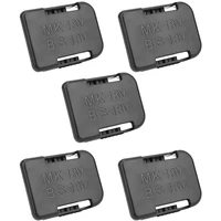 5pcs for makita bosch 18v fixing devices battery storage rack battery holder case tool holder dock mount